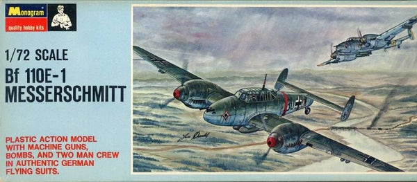 Bf 110E-1 Messerschmitt 1/72 Monogram