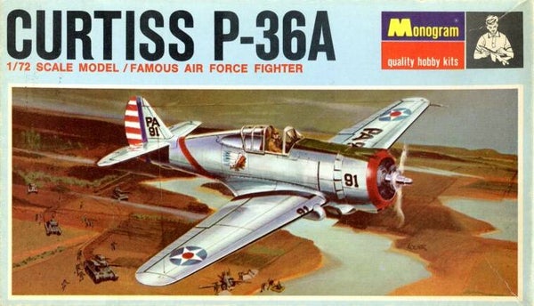 Curtiss P-36A Monogram 1/72