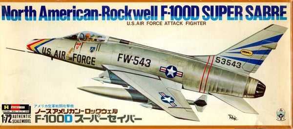 North American Rockwell F-100D Super Sabre Hasegawa 1/72