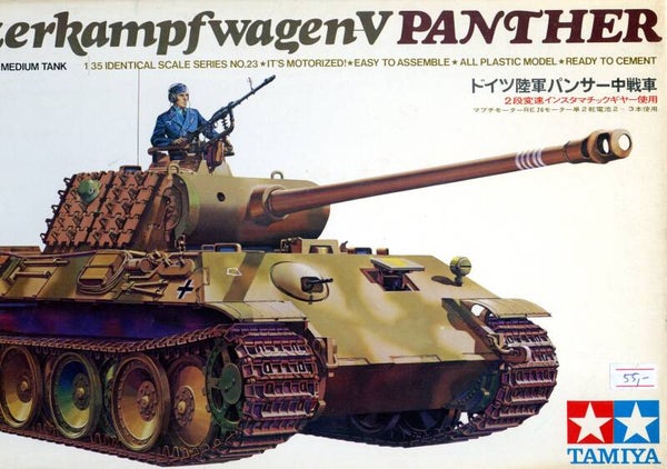 Panzerkampfwagen V "Panther" Tamiya 1/35 met motor