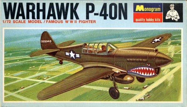 Warhawk P-40N Monogram 1/72