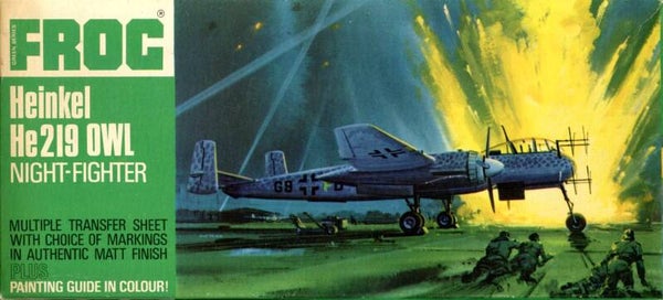 Heinkel He 219 OWL Frog 1/72