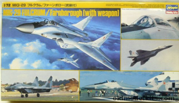 Mig-29 Fulcrum-A Farnborough 1/72 Hasegawa