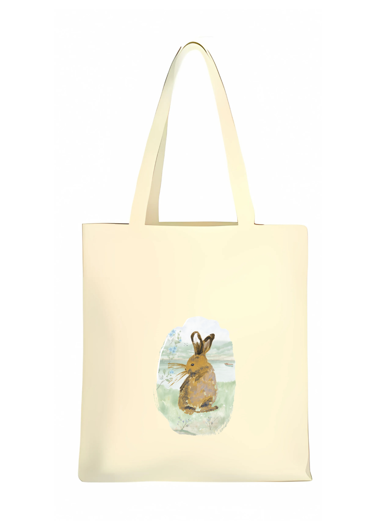 Cloud Watching Rabbit - Canvas Tote