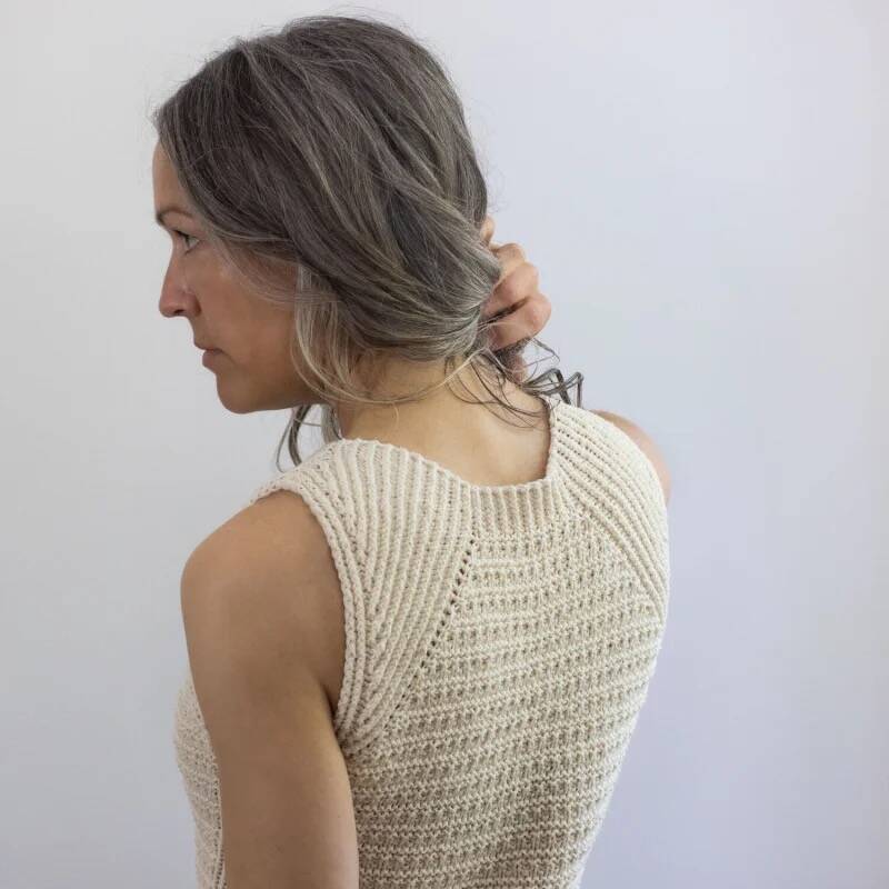 Kit - Slanting Slip-on - Anne Ventzel (in Sandnes Garn Duo)