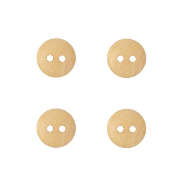 Rico Design - Houten knopen ø11mm (2-gaats)