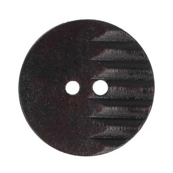 Milward - Houtlook knoop half gegroefd ø25mm (polyester)