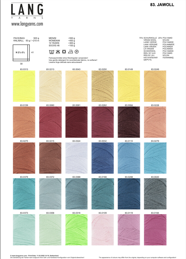 LANGYARNS - JAWOLL - Berry (266)