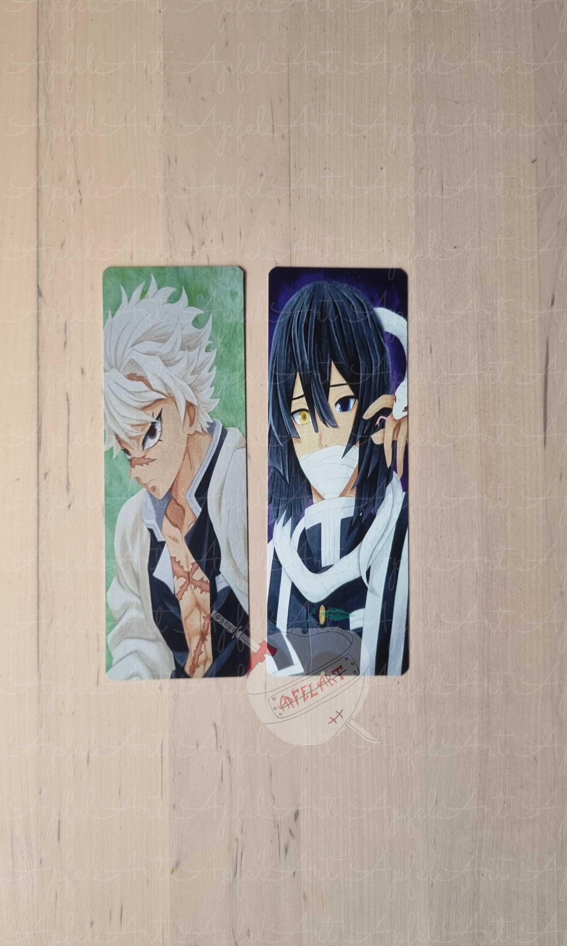 Sanemi & Obanai Lesezeichen