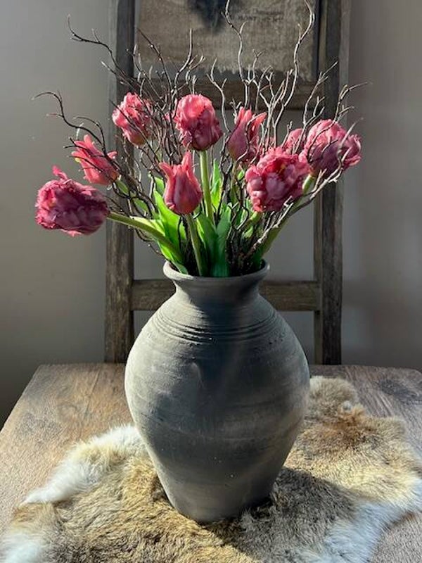 Boeket parkiettulpen roze