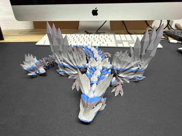 SALE Kristalldrache mit Flügel - Groß