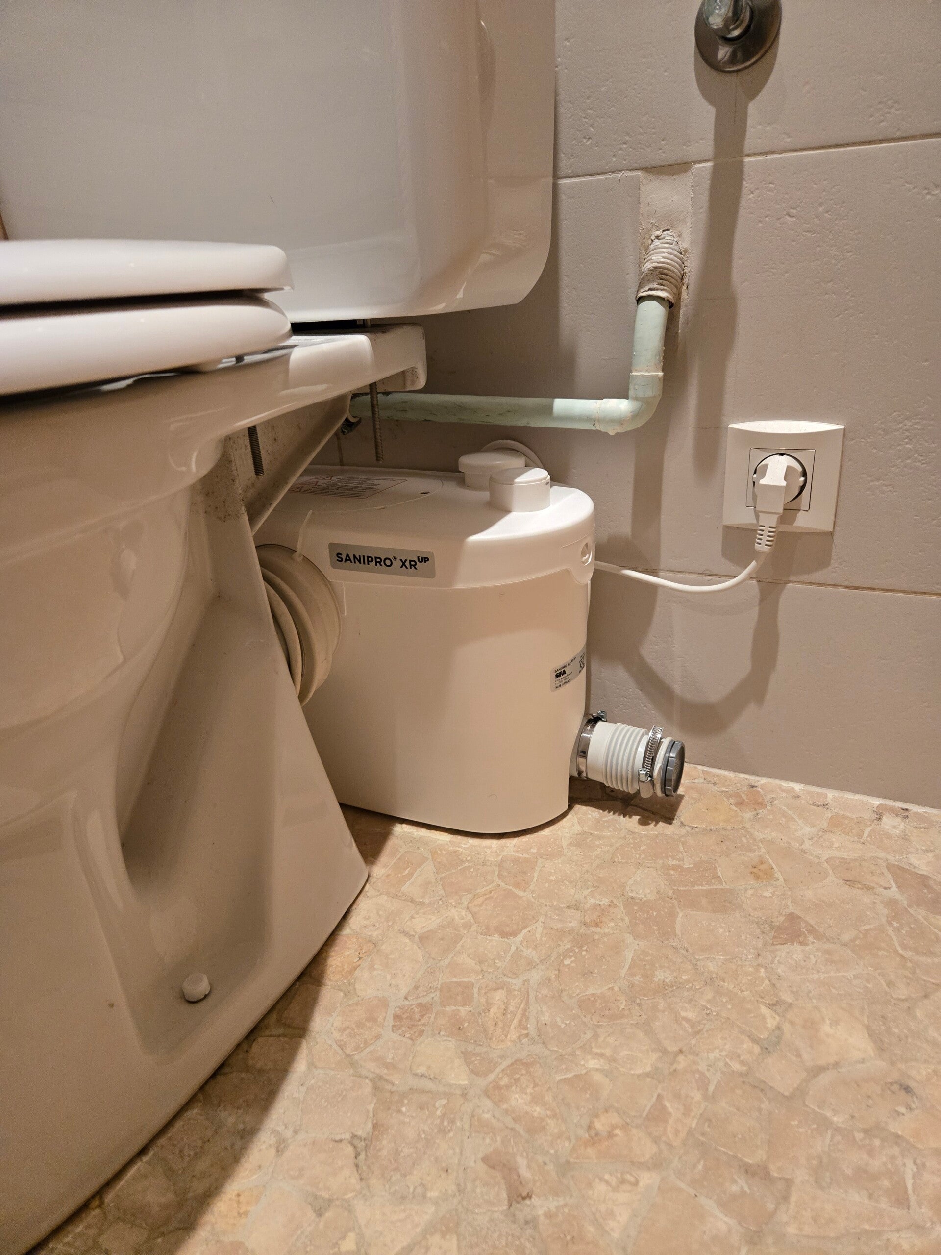 Dépannage et remplacement de Sanibroyeur