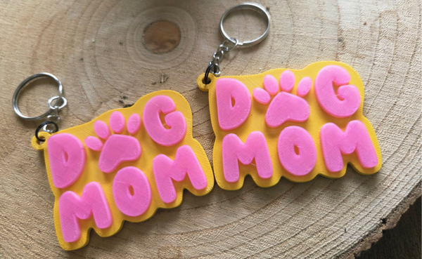 Dog Mom Sleutelhanger