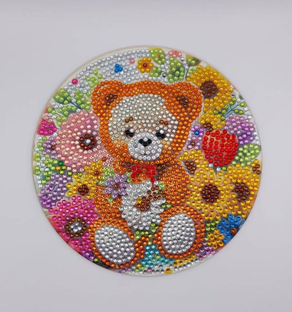 Bloemenbeer Onderzetter