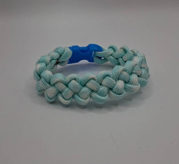 Paracord Armband - Arctic Wave