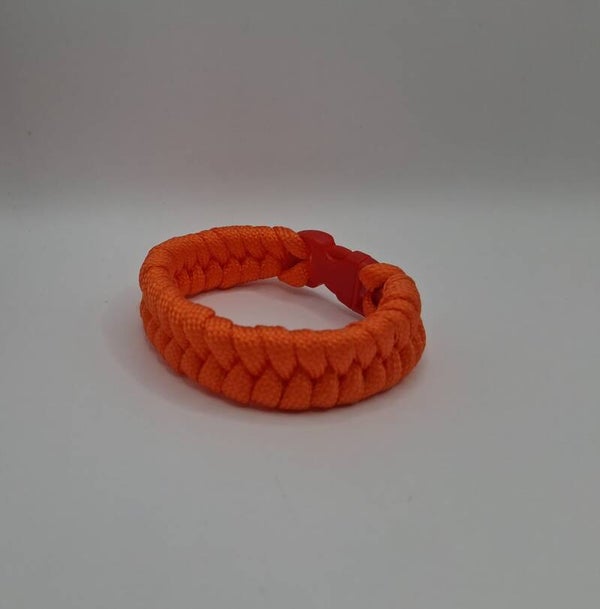 Paracord Armband - Blaze Orange