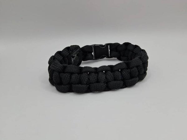 Tactische Paracord Armband - Zwart