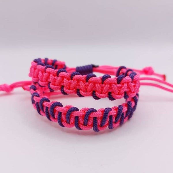 Paracord Armband "Neon Charm"
