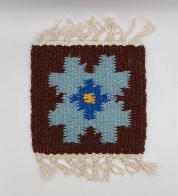 Handgeweven Onderzetter "Traditionele Bloem"