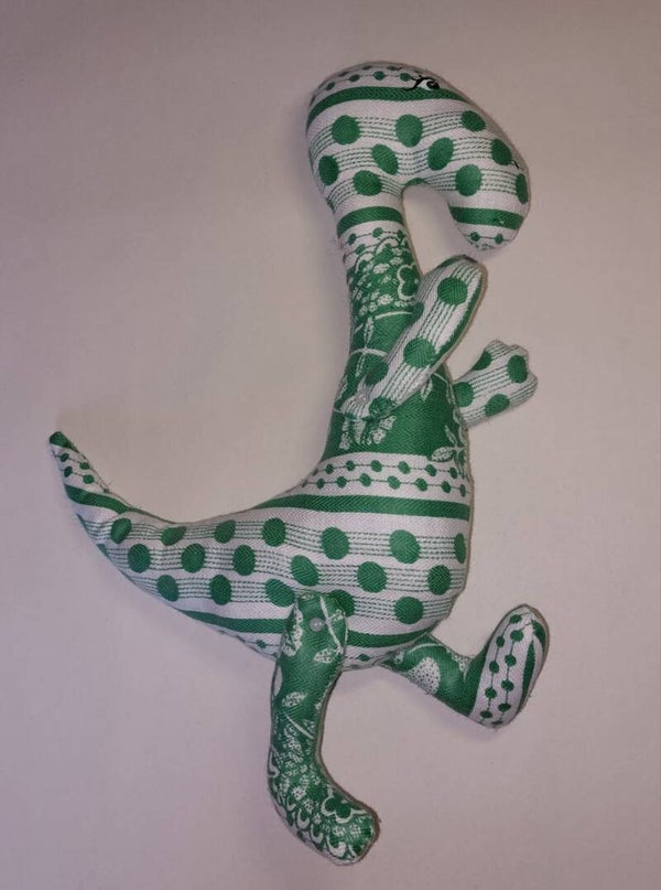 Stoffen Dino "Stipjespret"