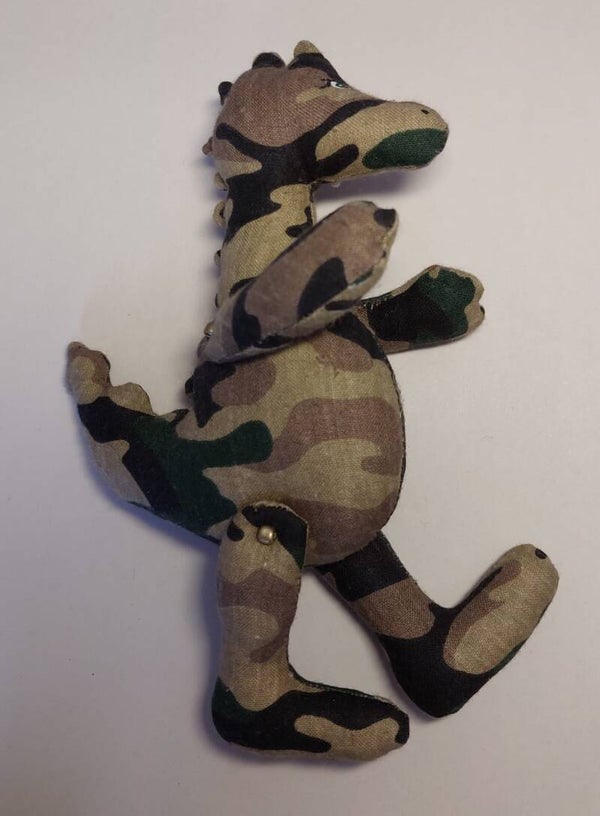 Stoffen Dino "Stoere Camouflage"