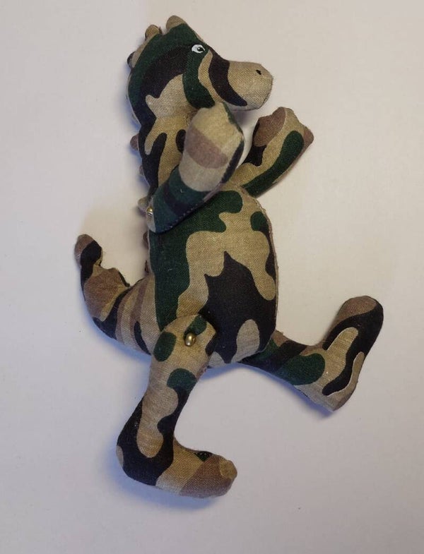 Stoffen Dino "Jungle Strijder"