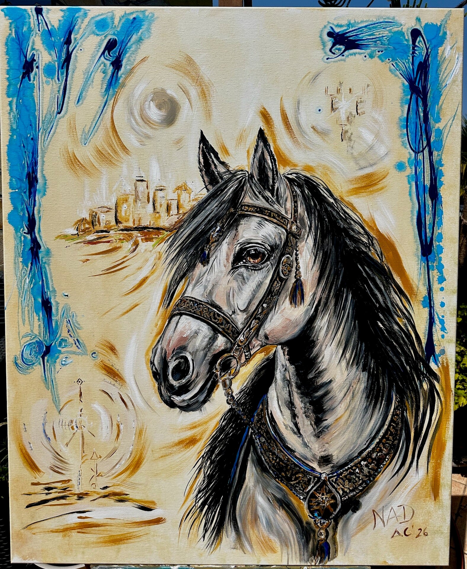 El Noble del Magreb — Pintura original