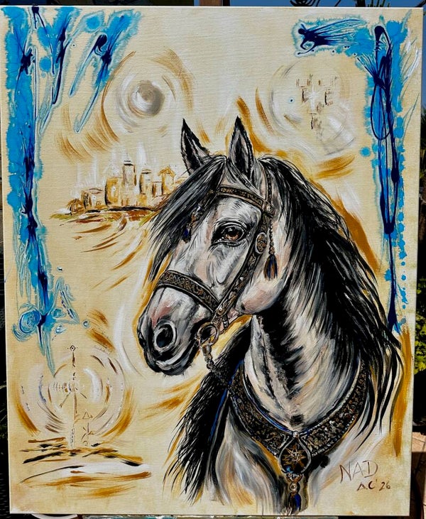El Noble del Magreb — Pintura original