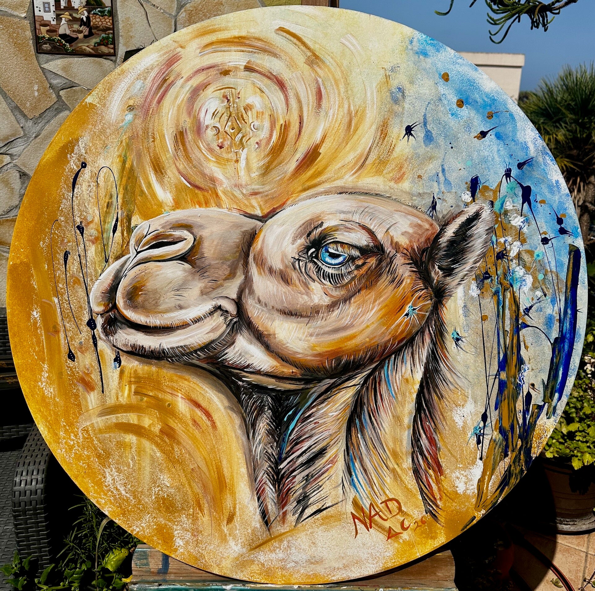 El Guardián del Desierto — Pintura original