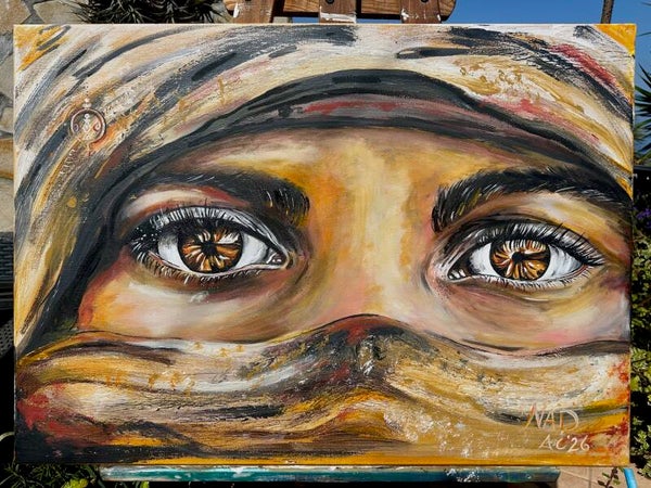 La Mirada del Desierto — Pintura original