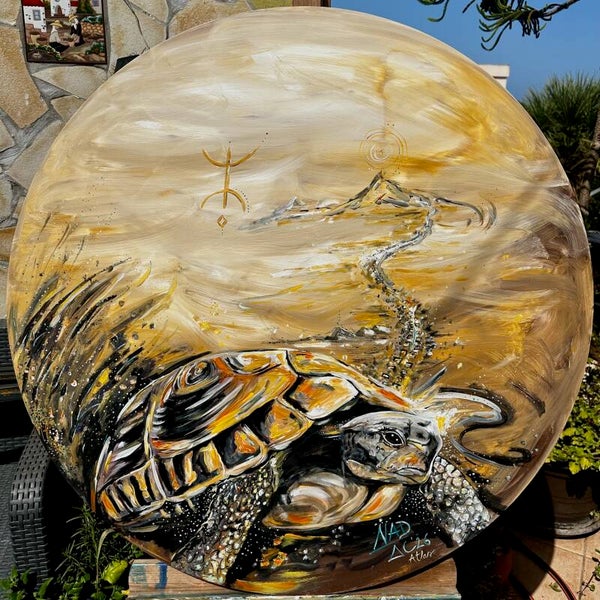 La Viajera del Atlas — Pintura original