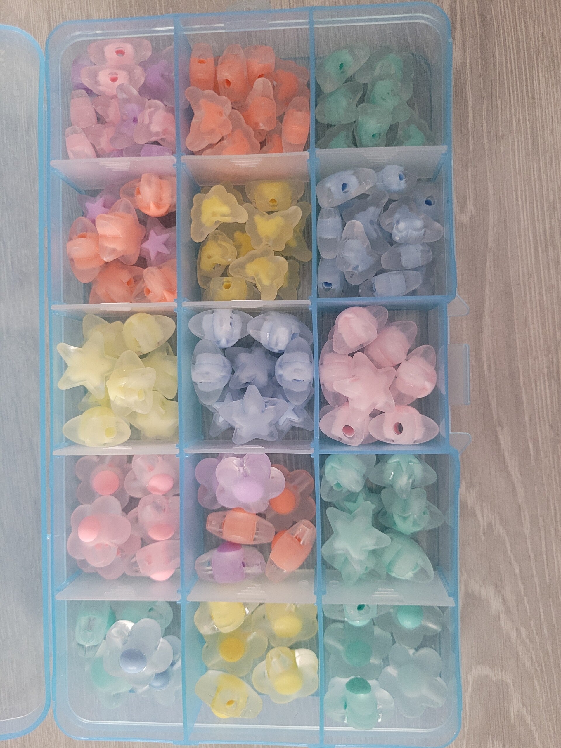 Box frosted beads