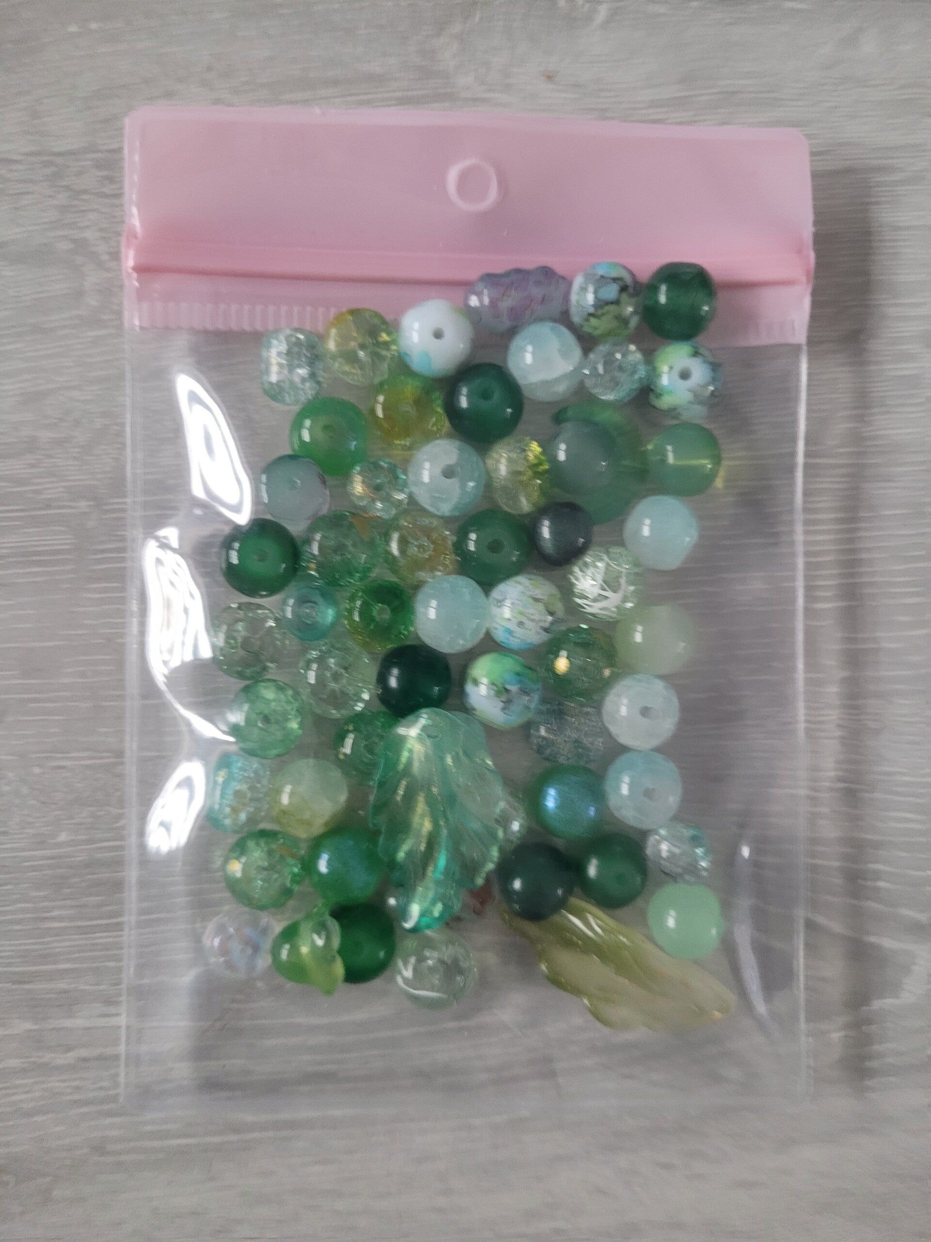 Mix vert 8mm 60pcs