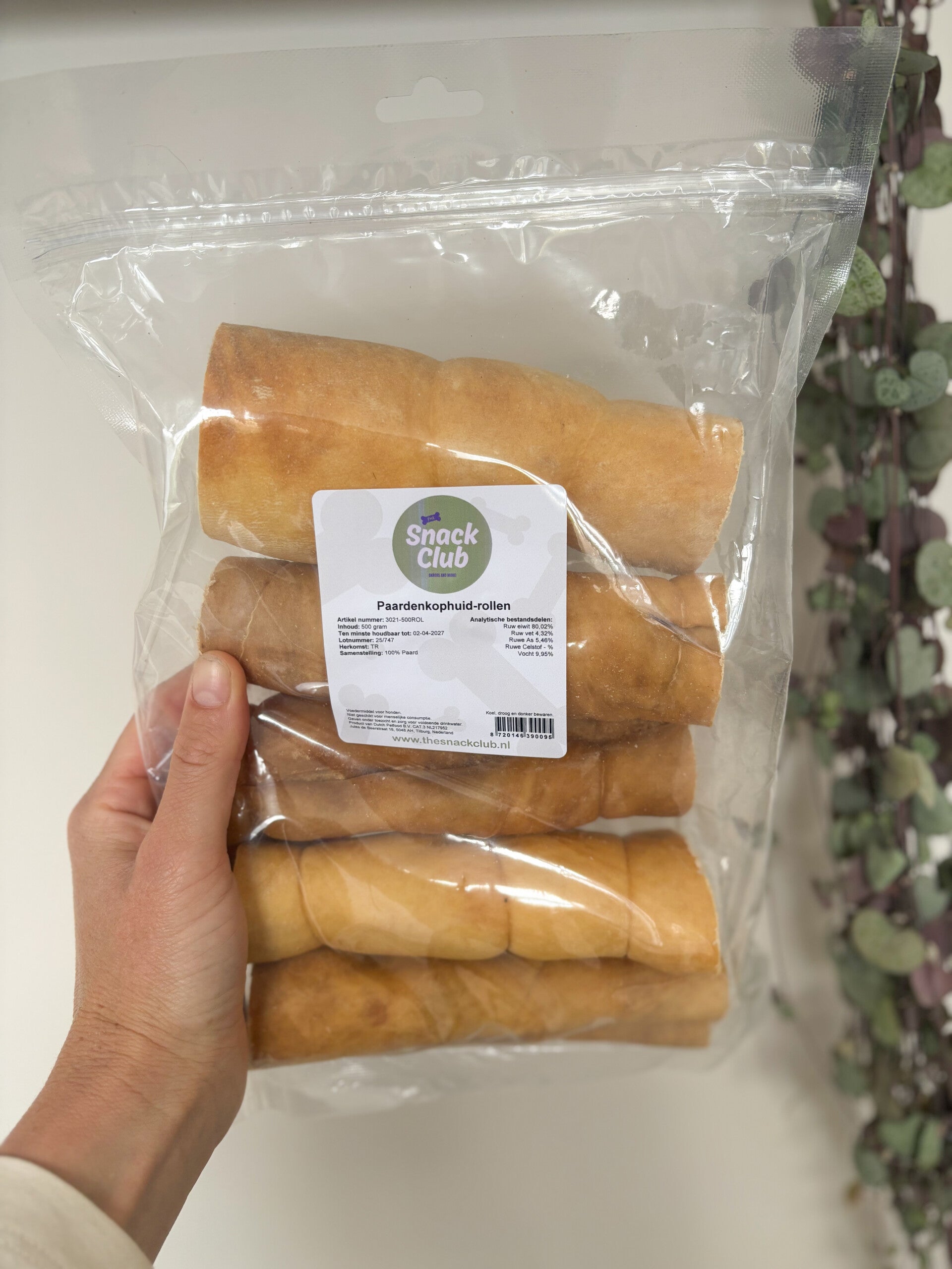 Paardenkophuid rollen