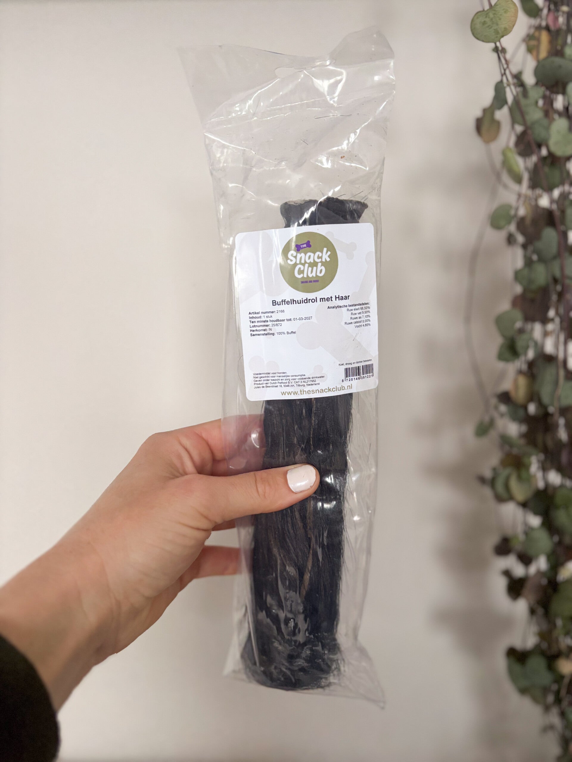 Buffelhuidrol met haar