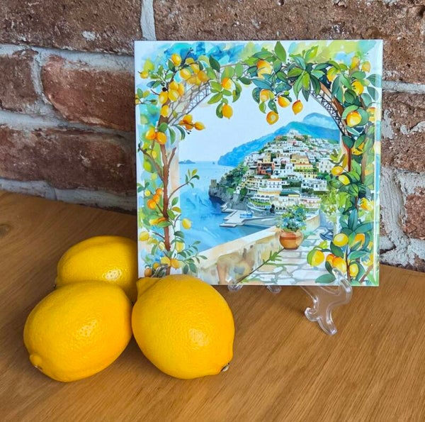 Tegeltje 'Amalfi lemons'