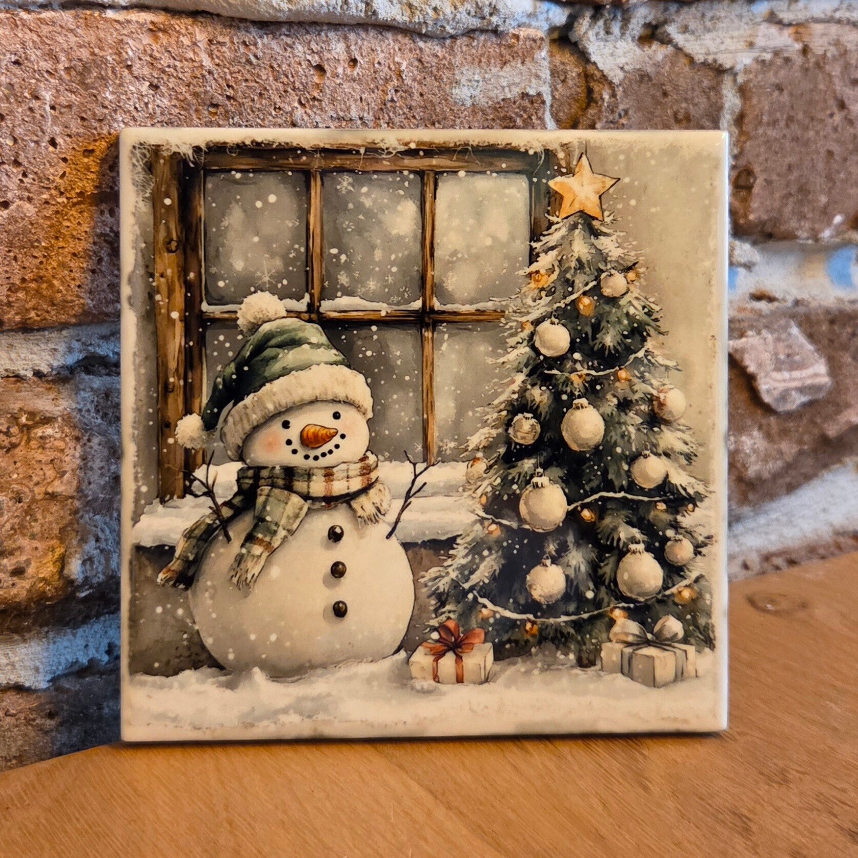 Tegeltje 'winter wonder'