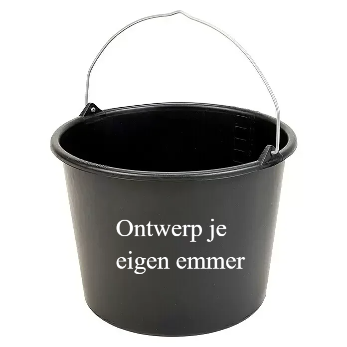 Bouwemmer met eigen tekst
