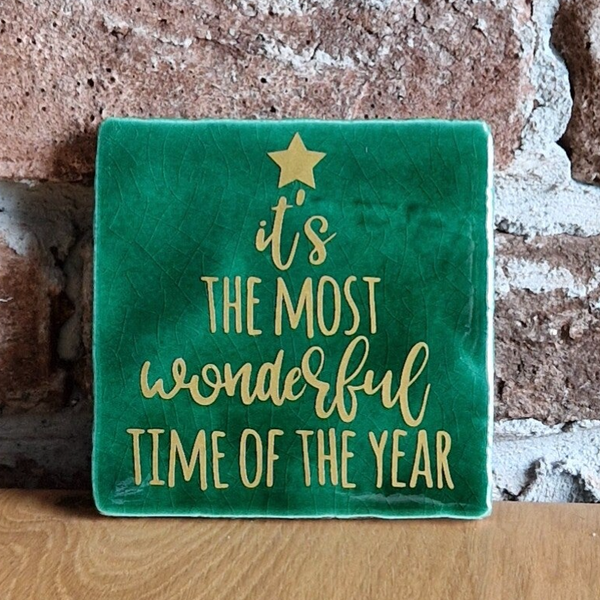 Tegeltje 'it's the most wonderful time of the year'