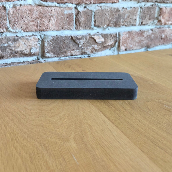 Tegelhouder hout zwart