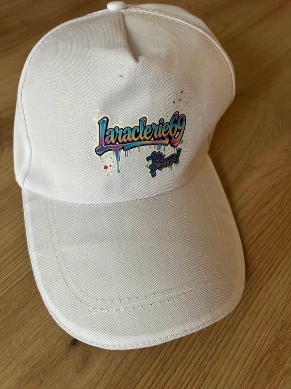 casquette blanc LARACLERIE69