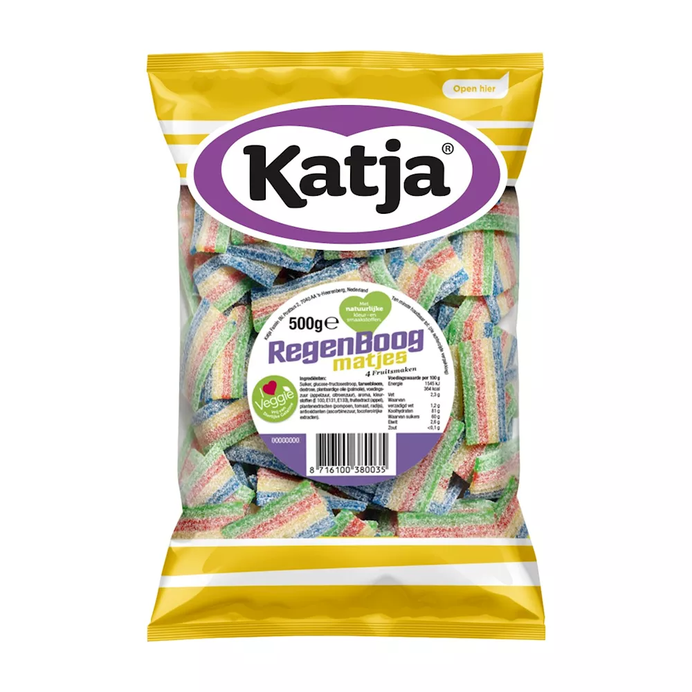 Katja Regenboogmatjes zak 500gr