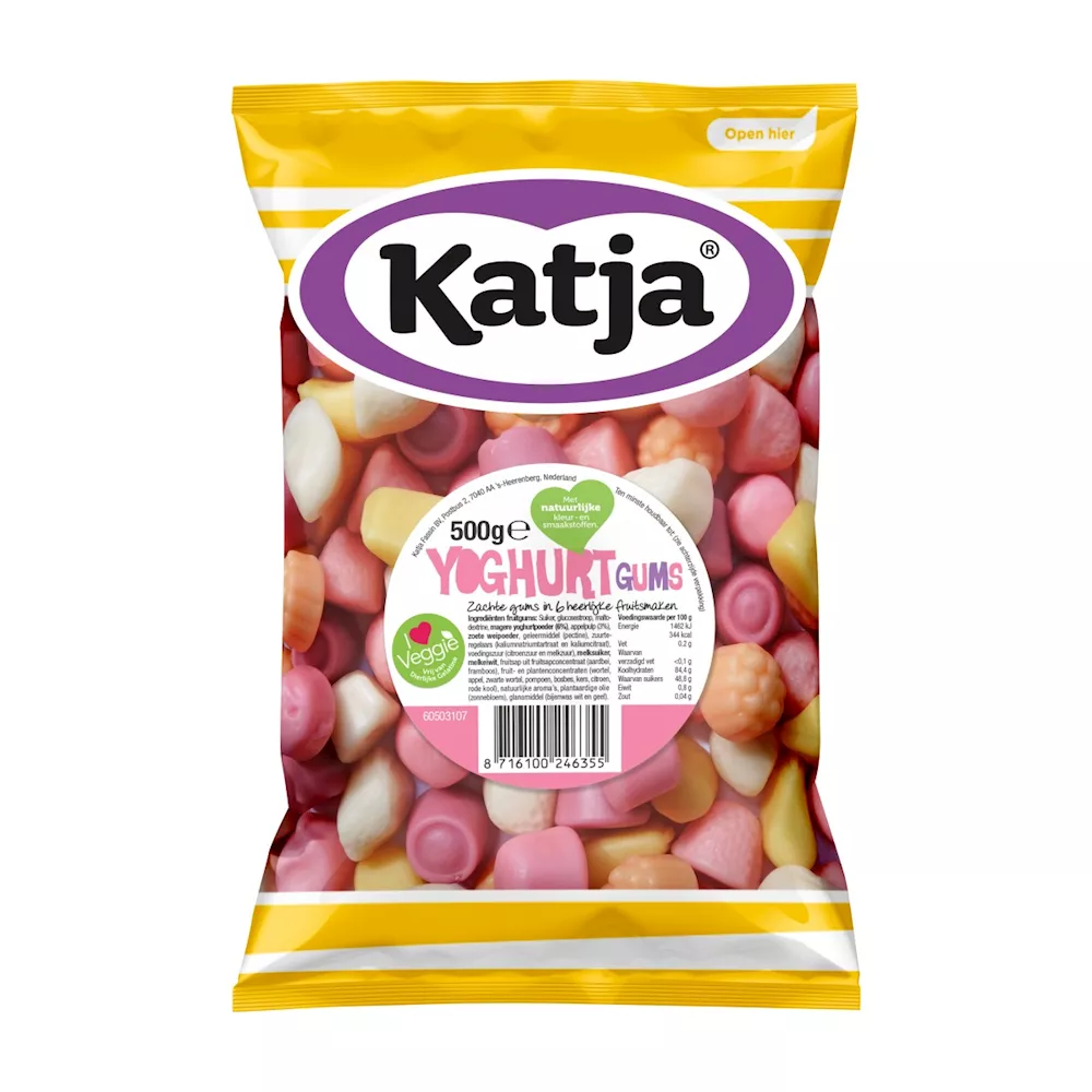 Katja Yoghurt Gums zak 500gr