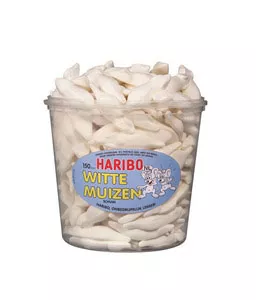 Haribo Schuim Witte Muizen silo