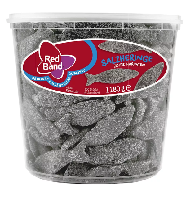 Red Band Zoute Drop Haringen silo 1180gr