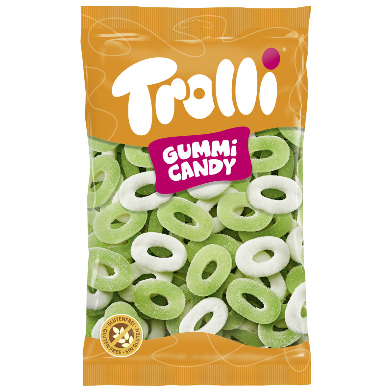 Trolli zure appelringen 1000 g