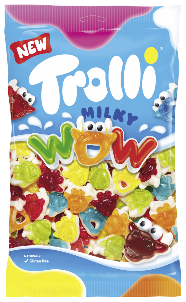 Trolli Milky Wow Schuimsuiker Gummisnoepjes 1000 g