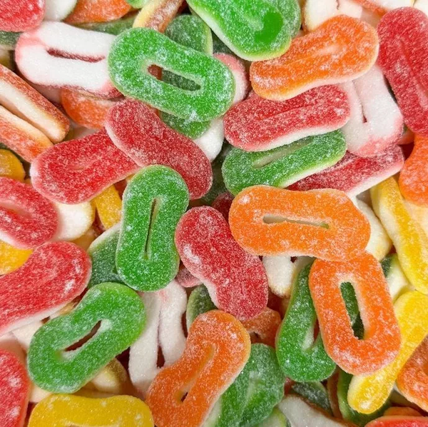 Damel GESUIKERDE FRUIT RINGEN 1kg