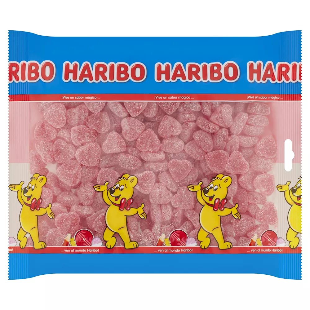 Haribo Frambozenhartjes 1kg