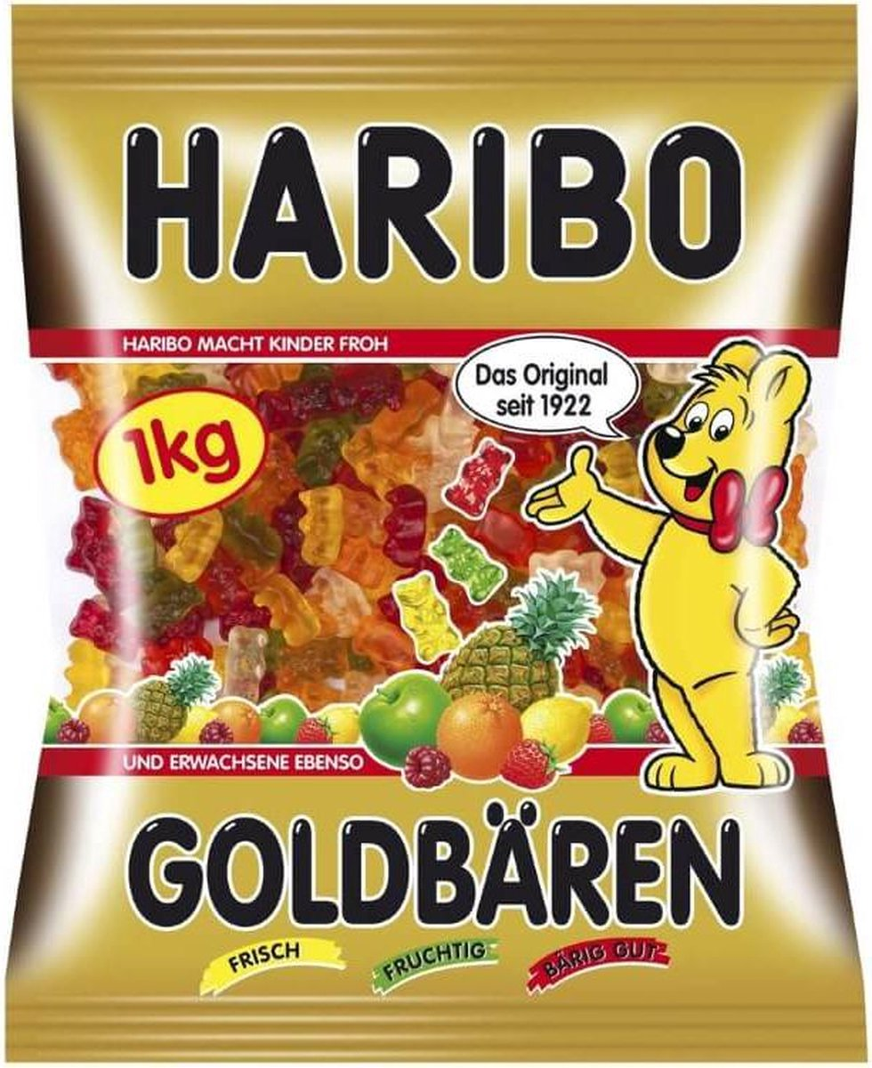Haribo Wichtgoed Goudbeertjes 1kg